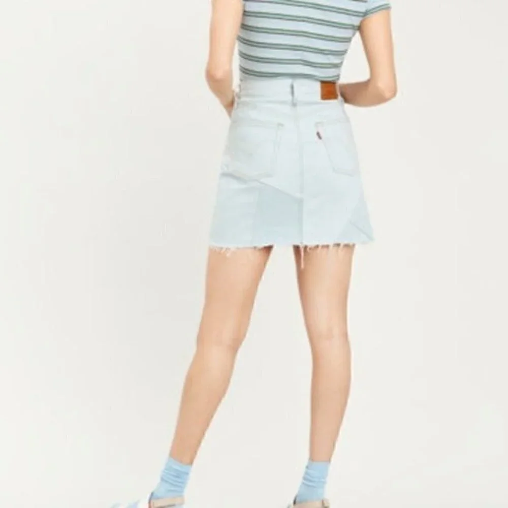 NWT Levi’s Denim Button Down Mini Skirt Size 26